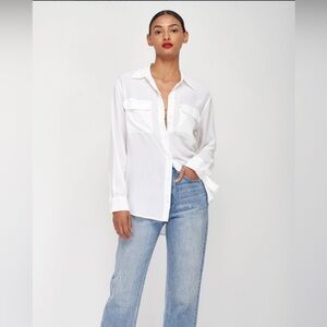 NWT Equipment Signature Silk Blouse S